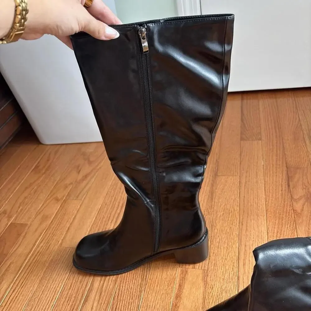 Other black leather